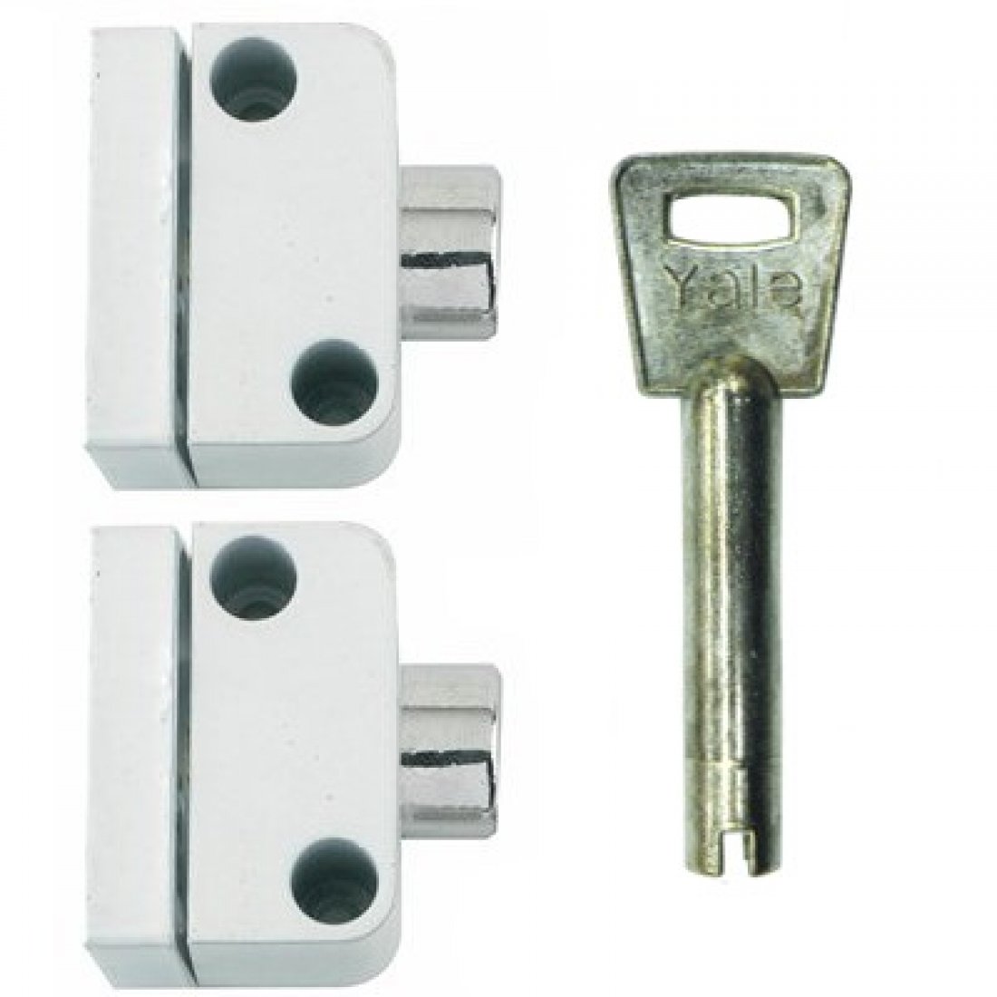 ChubbYale 8K102 Wooden Push To Lock Casement Window Lock White